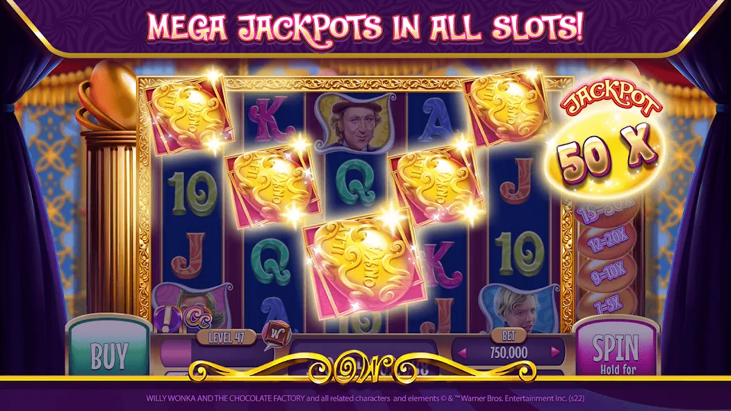 Willy Wonka Vegas Casino Slots — скриншот 4
