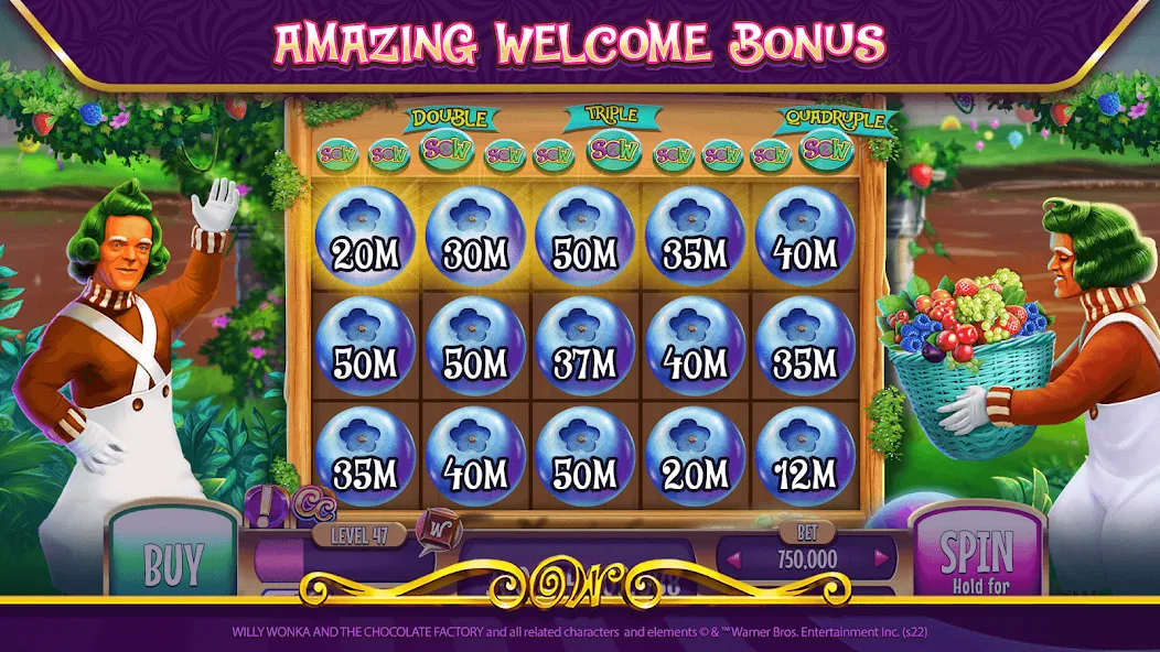 Willy Wonka Vegas Casino Slots — скриншот 5