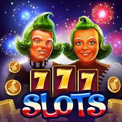 Взломанная Willy Wonka Vegas Casino Slots — Много монет