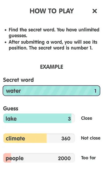 Contexto: Popular Words Game — скриншот 5