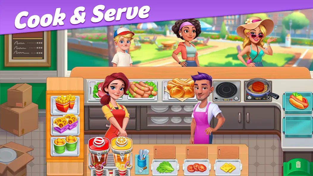 Restaurant Rescue - Food Games — скриншот 1