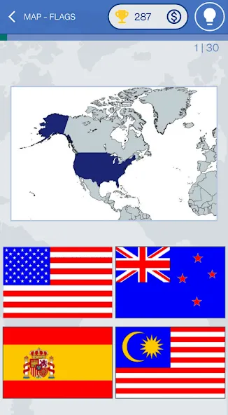The Flags of the World Quiz — скриншот 4 The Flags of the World Quiz — скриншот 4
