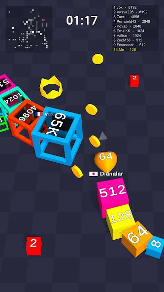 Cube Arena 2048: Merge Numbers — скриншот 5