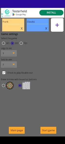 Darts — скриншот 2 Darts — скриншот 2