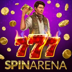Взломанная SpinArena Online Casino Slots — Много денег
