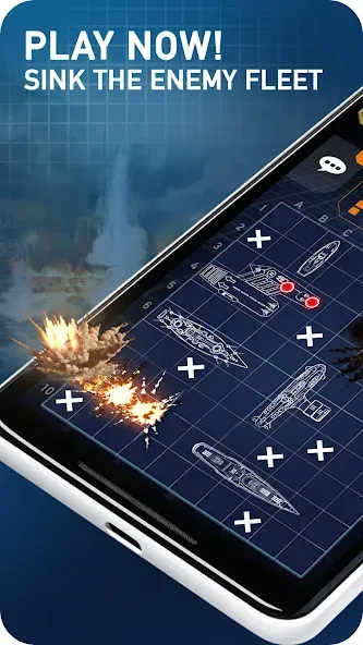 Fleet Battle - Sea Battle — скриншот 1 Fleet Battle - Sea Battle — скриншот 1