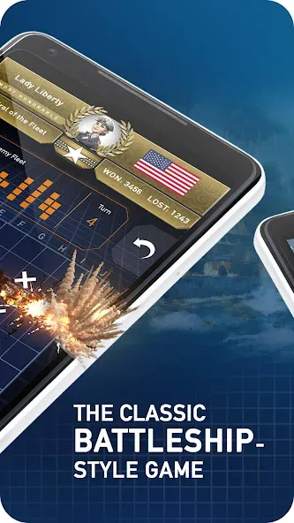 Fleet Battle - Sea Battle — скриншот 2 Fleet Battle - Sea Battle — скриншот 2