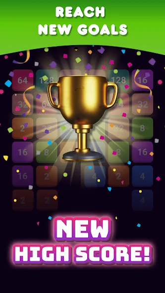 2048: Puzzle Game! Merge Block — скриншот 3