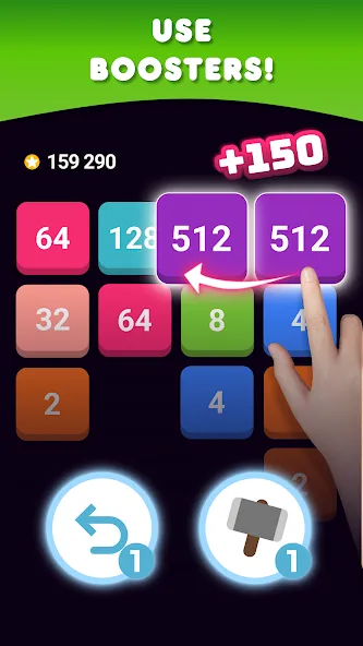2048: Puzzle Game! Merge Block — скриншот 4