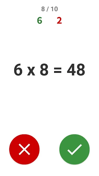 Multiplication Games Math quiz — скриншот 1