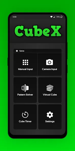 CubeX - Solver, Timer, 3D Cube — скриншот 1 CubeX - Solver, Timer, 3D Cube — скриншот 1