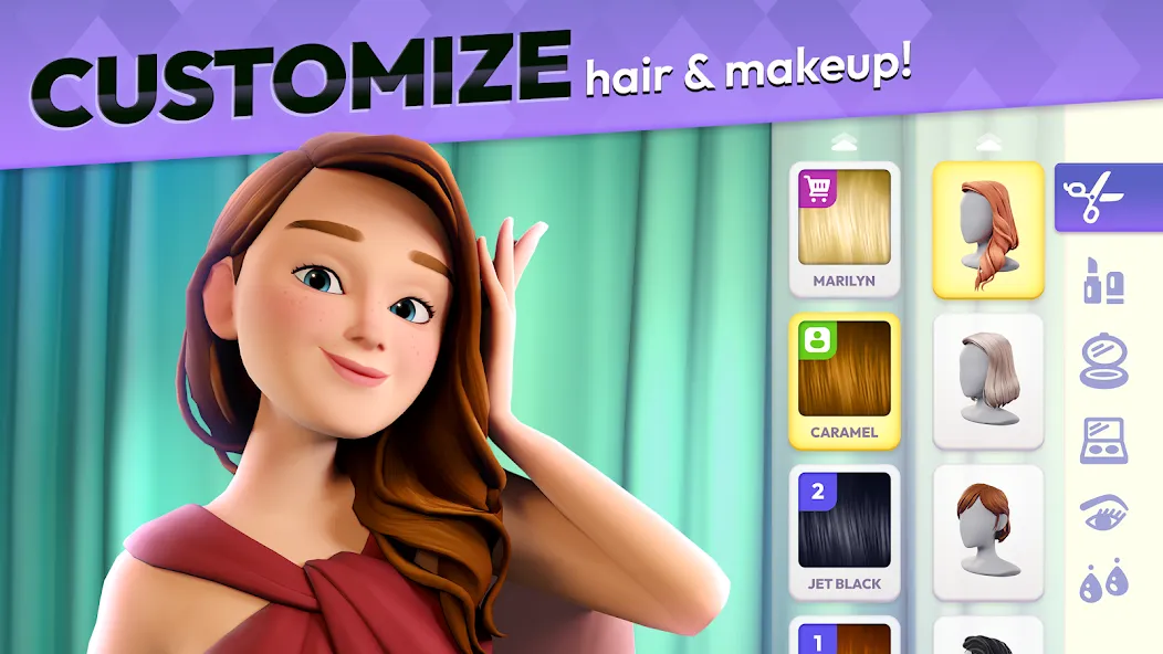 Makeover Match - Fashion Game — скриншот 1
