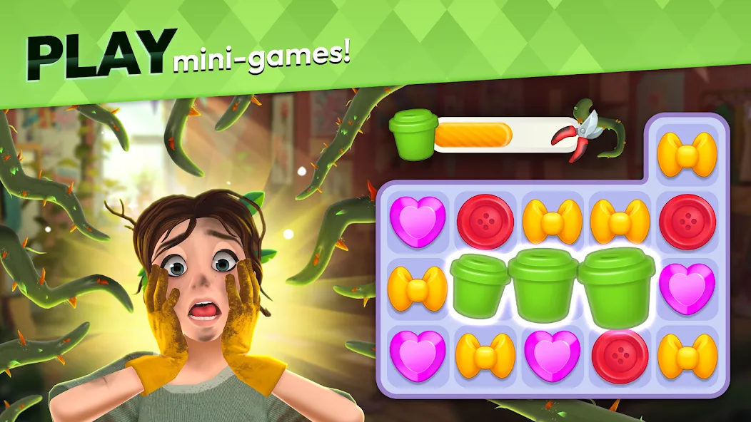 Makeover Match - Fashion Game — скриншот 3