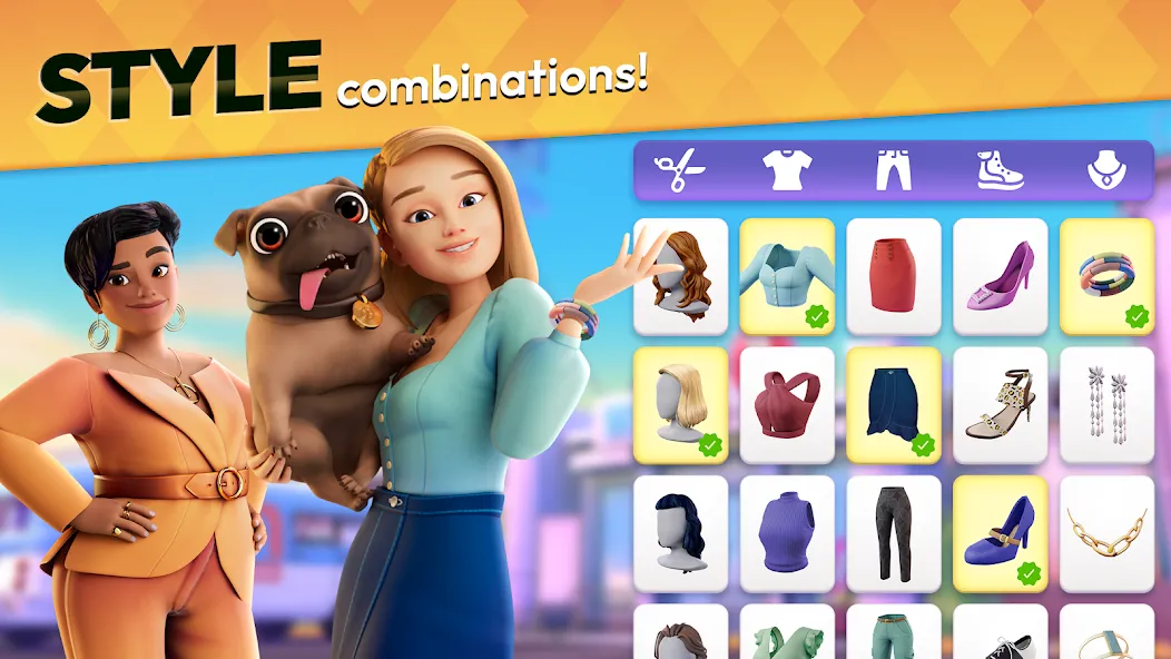 Makeover Match - Fashion Game — скриншот 4