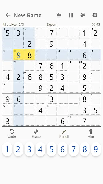 Killer Sudoku - Sudoku Puzzles — скриншот 1