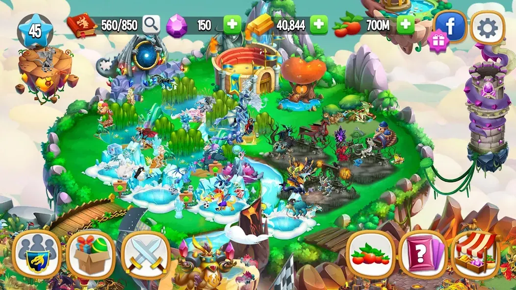 Dragon City: Mobile Adventure — скриншот 4