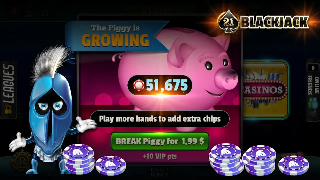 BlackJack 21 - Online Casino — скриншот 5
