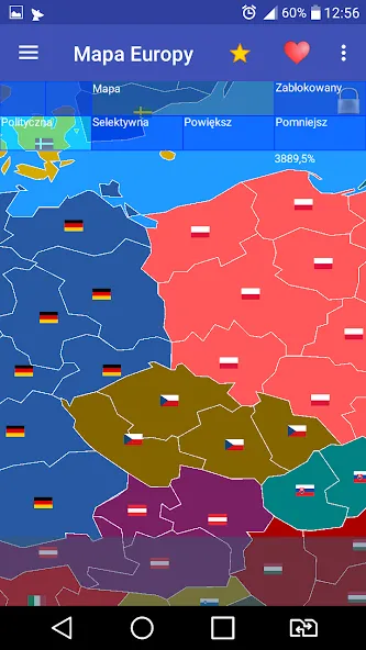 Europe map — скриншот 3