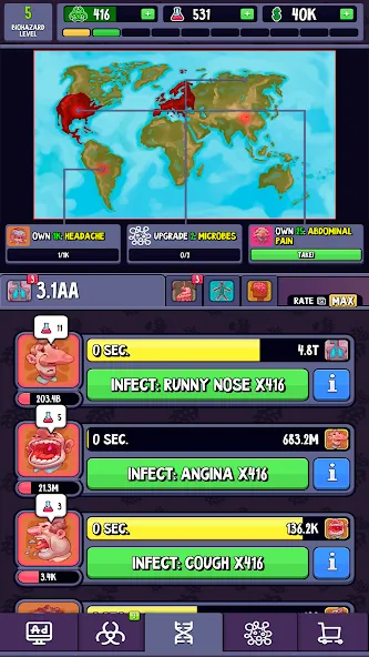 Idle Infection — скриншот 5