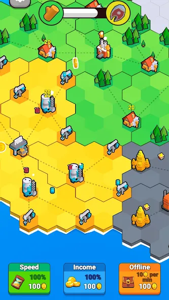 Factory World: Connect Map — скриншот 2