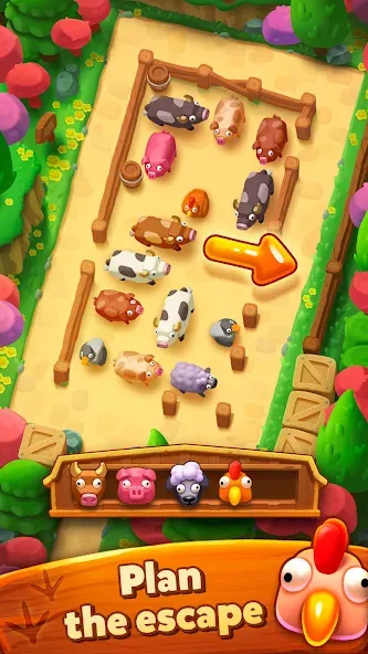 Farm Jam: Animal Parking Game — скриншот 4