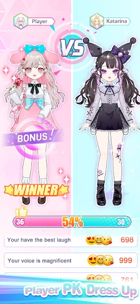 Dress Up! Shining Anime Star — скриншот 1