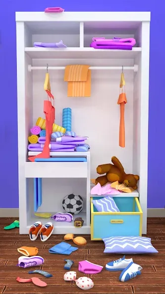 Fill the Closet: Organize Game — скриншот 1
