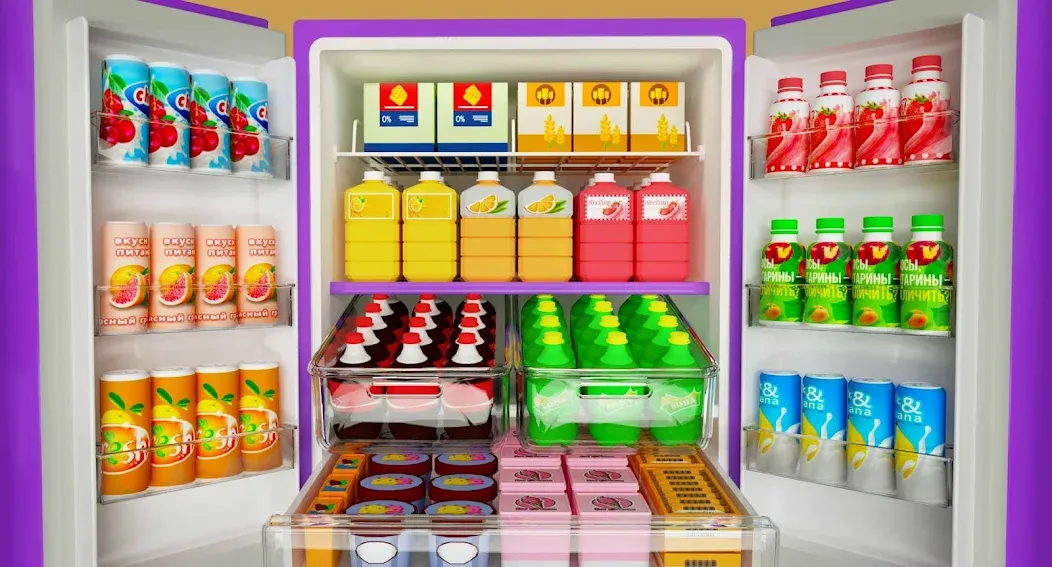Fill Up Fridge：Organizing Game — скриншот 1