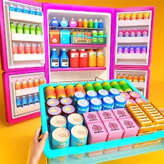 Скачать Fill Up Fridge：Organizing Game MOD на телефон — Все открыто