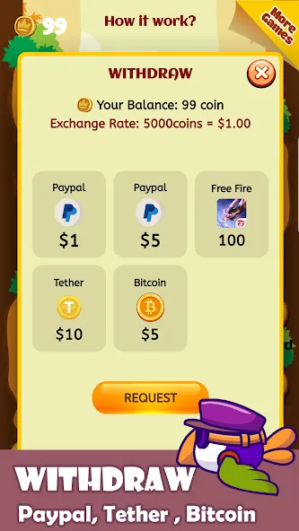Flap To Earn — скриншот 3