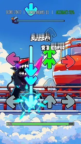 Music Rhythm Battle Night — скриншот 1