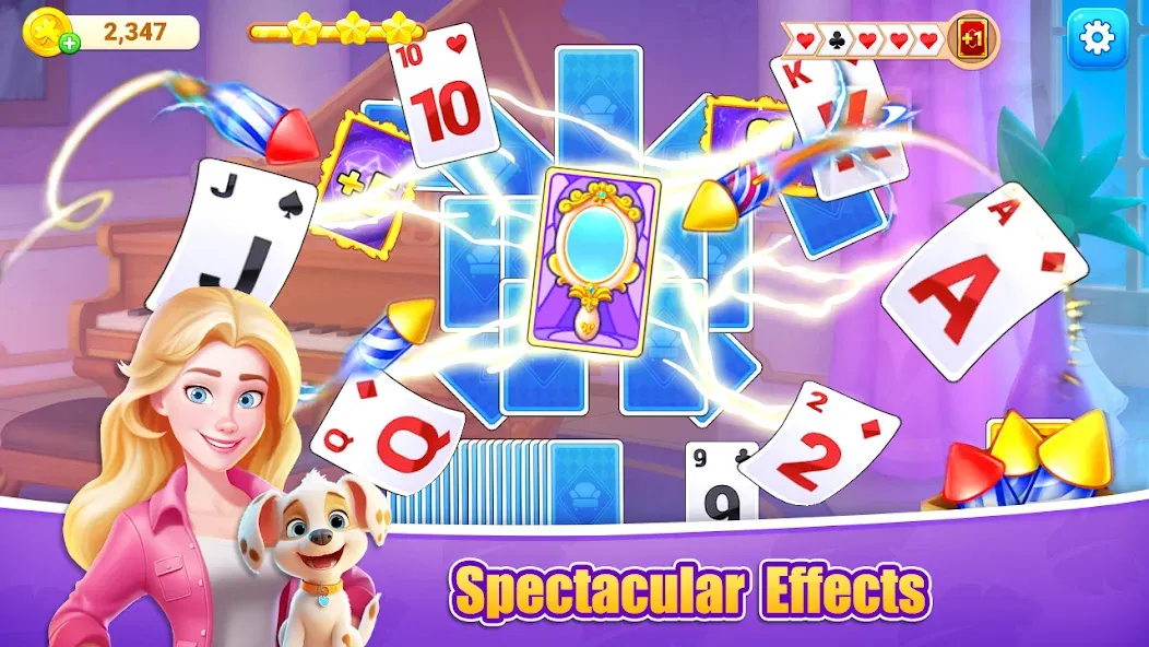 Fish Solitaire™ TriPeaks — скриншот 1
