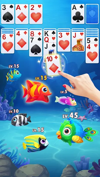 Solitaire Fish — скриншот 2