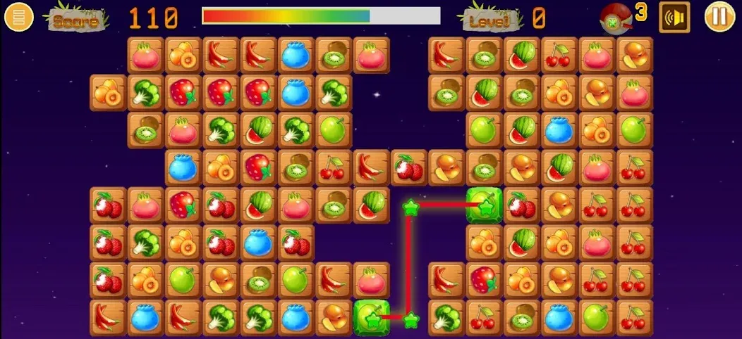 Link fruits - fruit match pair — скриншот 4