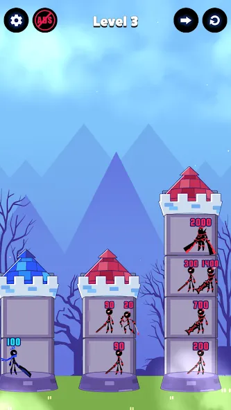 Hero Castle War: Tower Attack — скриншот 3 Hero Castle War: Tower Attack — скриншот 3