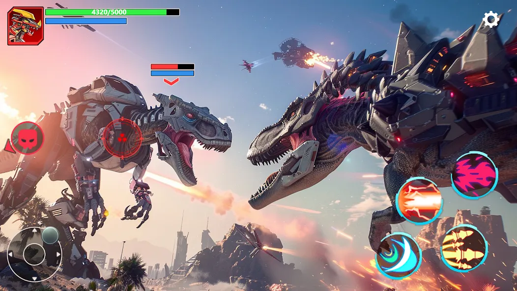 Mech War: Jurassic Dinosaur — скриншот 4 Mech War: Jurassic Dinosaur — скриншот 4