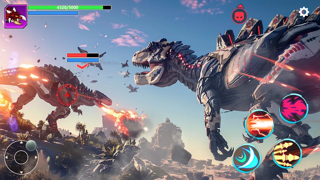 Mech War: Jurassic Dinosaur — скриншот 5