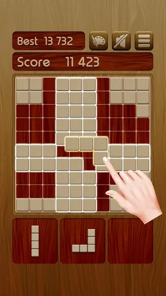 Woody Block Puzzle — скриншот 1 Woody Block Puzzle — скриншот 1