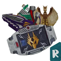 Скачать Ryuki Belt And Visor — MOD APK Все карты разблокированы