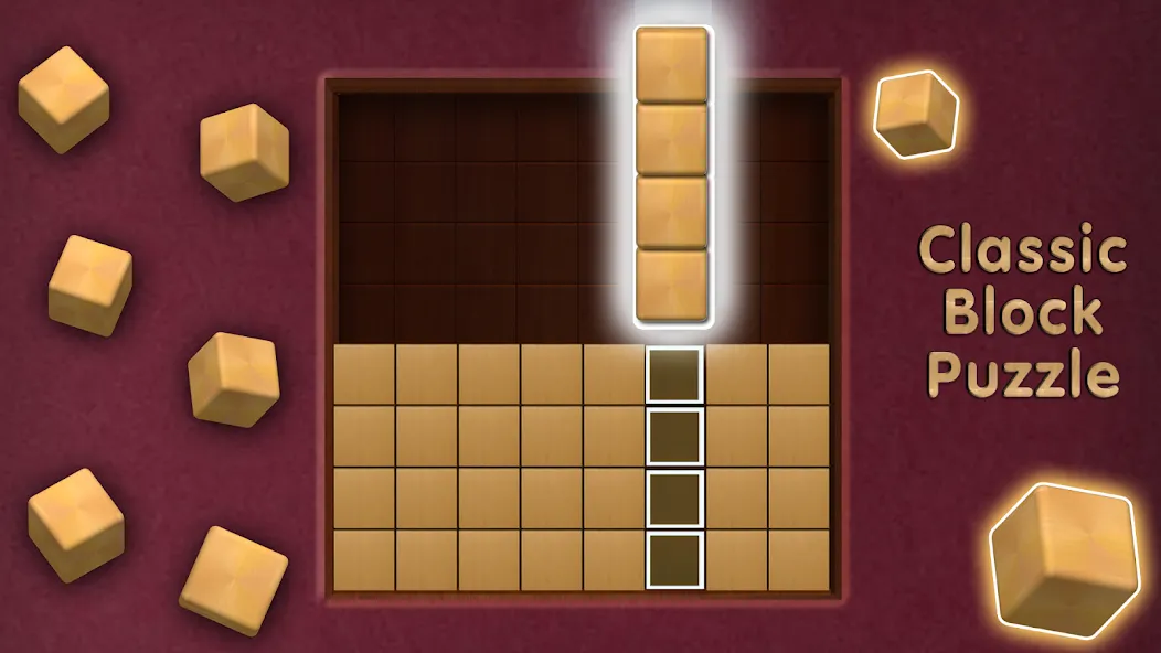 Wooden Cube Block Puzzle — скриншот 2 Wooden Cube Block Puzzle — скриншот 2