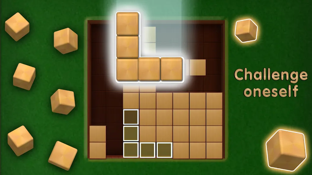 Wooden Cube Block Puzzle — скриншот 3 Wooden Cube Block Puzzle — скриншот 3