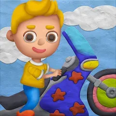 Скачать Vlad and Niki PlayDough Cars — MOD APK Все открыто