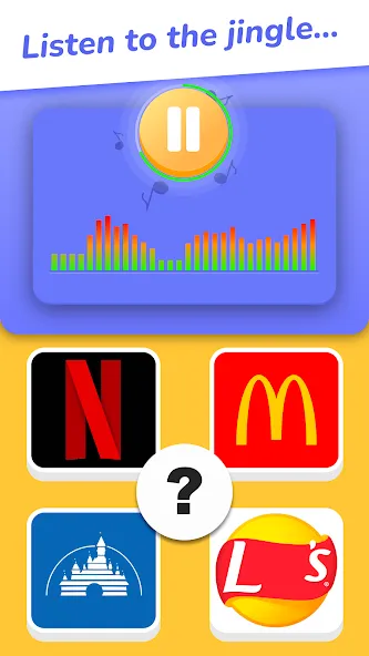 Jingle Quiz: logo music trivia — скриншот 1