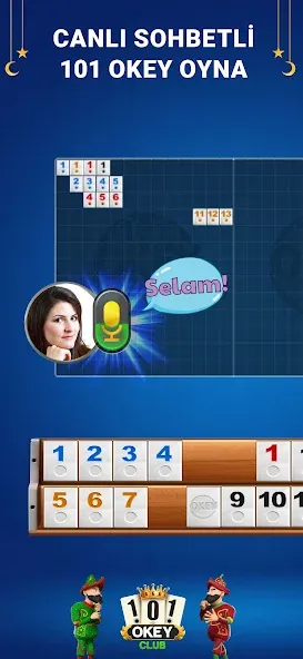 101 Okey Club: Play 101 Plus — скриншот 1