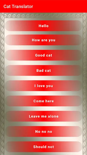 Translator for Cats Prank — скриншот 2