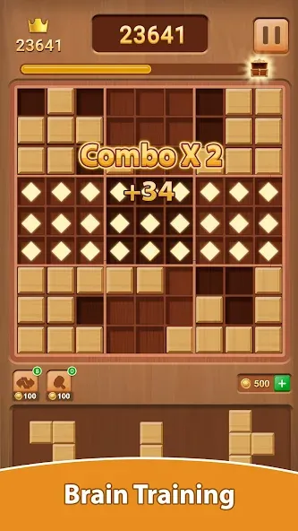 Wood Block Puzzle — скриншот 2