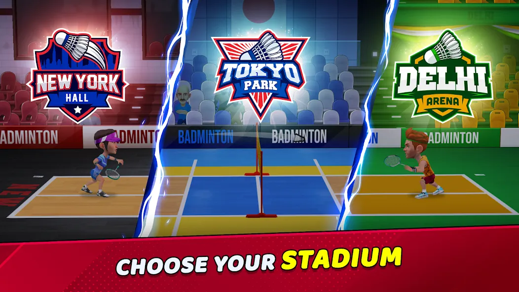 Badminton Clash 3D — скриншот 4