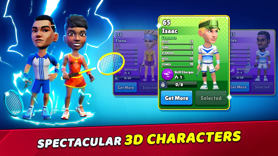 Badminton Clash 3D — скриншот 5