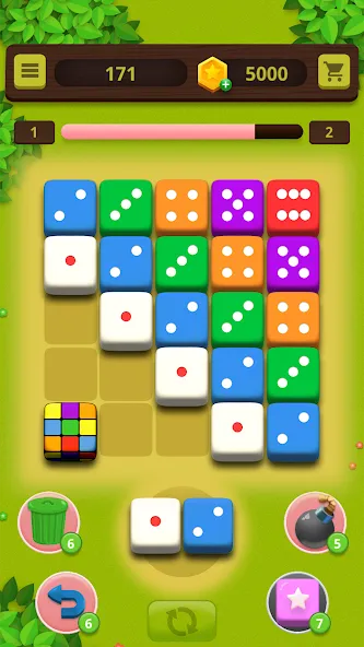 Dice Craft - Merge Puzzle — скриншот 1