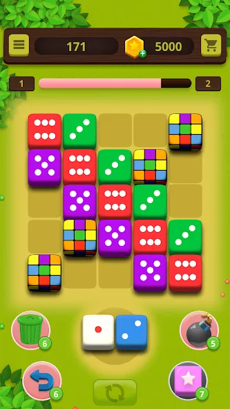 Dice Craft - Merge Puzzle — скриншот 2
